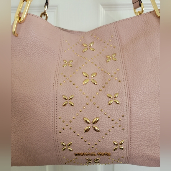 Michael Kors Leighton Pebbled Leather Hobo - Picture 2 of 12